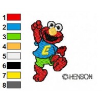 Sesame Street Elmo 02 Embroidery Design